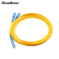Cordon de raccordement à fibre optique à double cœur monomode Ethernet SC-SC d&#39;approvisionnement d&#39;usine